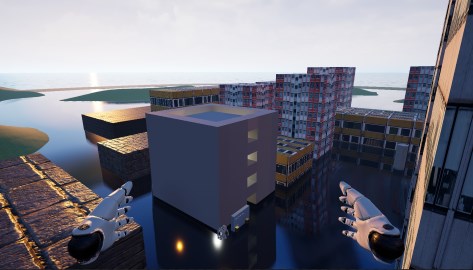 Datasimulering av en stad (VR)
