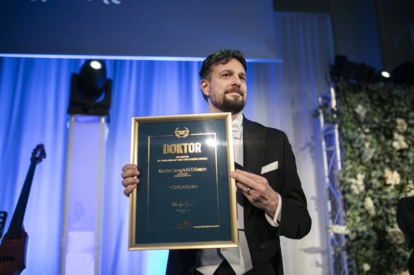 Akademisk högtid 2024 Martin Ljungdahl Eriksson