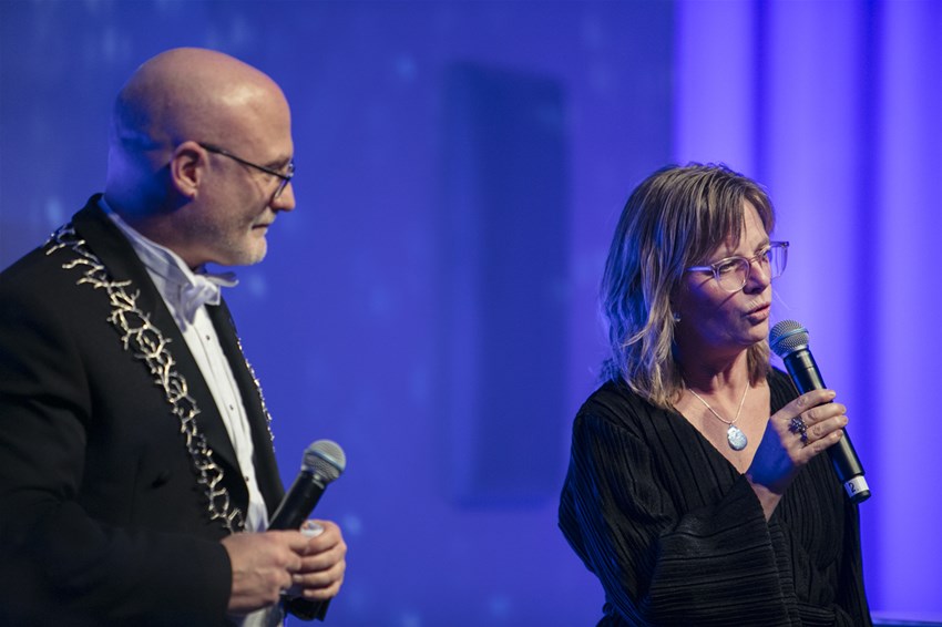 Akademisk högtid 2024 bankett rektor och prorektor