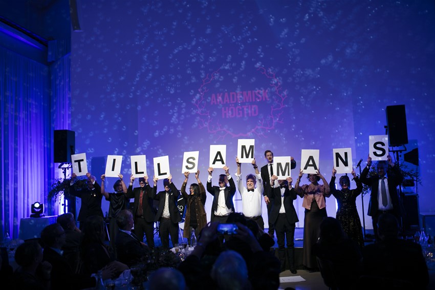 Akademisk högtid 2024 bankett tillsammans