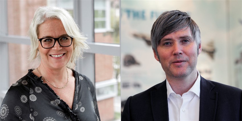 Foto på Ulrika Lundh Snis och Joel Andersson