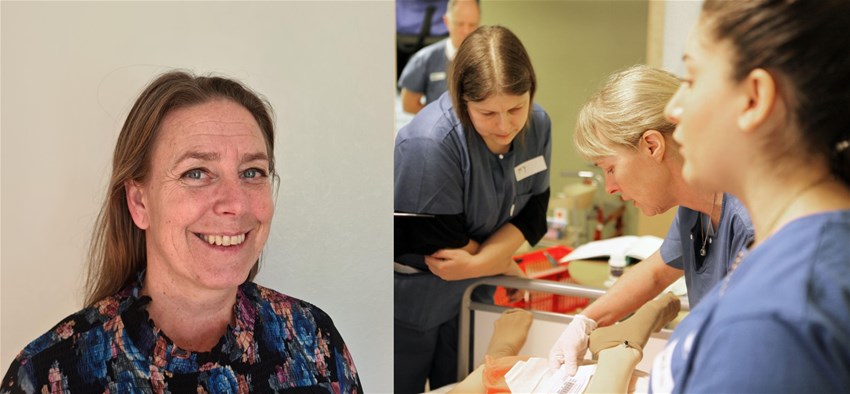 Camilla Gjellebæk och vård