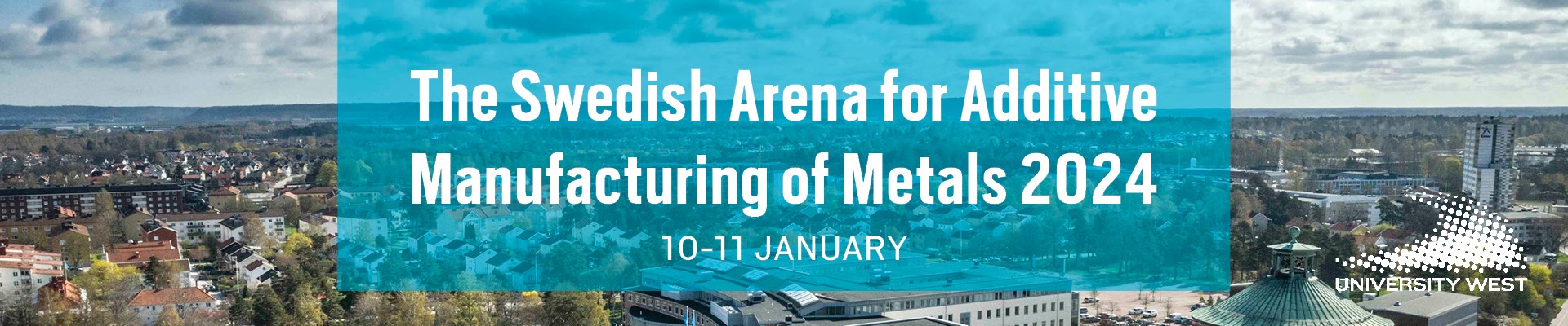 Toppbild om konferensen The Swedish Arena for Additive Manufacturing  of Metals 2024