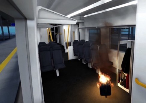 Bilder från övningar i projektet Immersive Learning environments