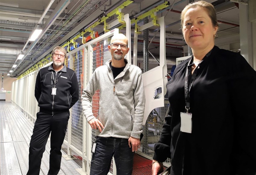 Medarbetare på Scania i Oskarshamn