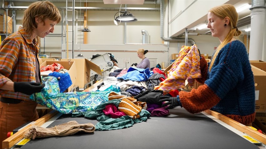 Textilsortering Wargön Innovation