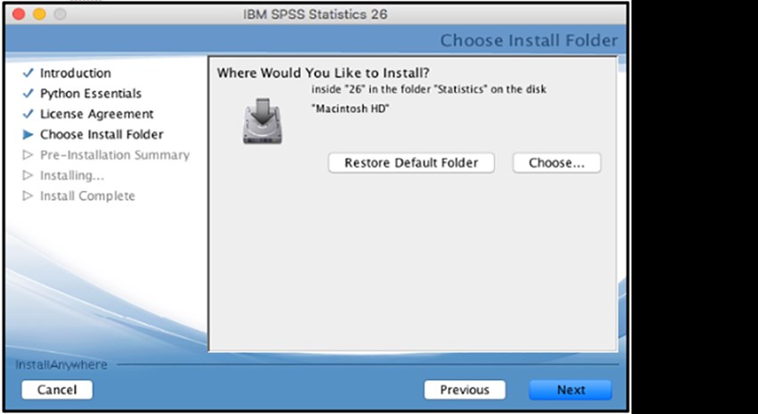 SPSS Mac picture10 click next