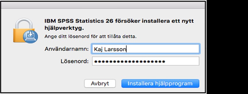 SPSS Mac picture3 enter username pwd
