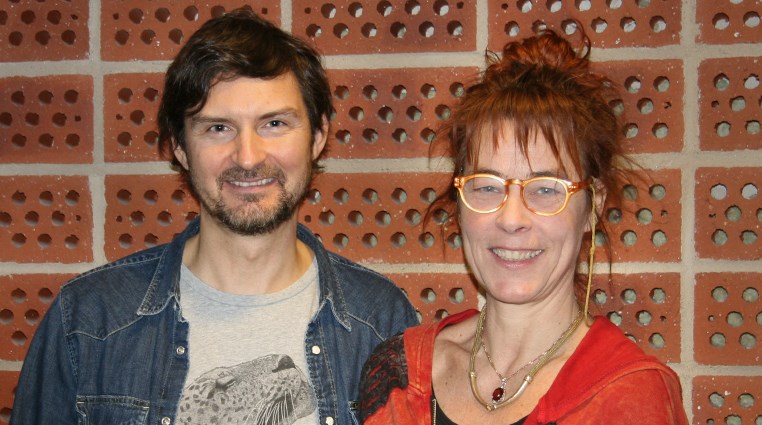 Journalisten Morgan Larsson och forskare Lena Pareto. Foto