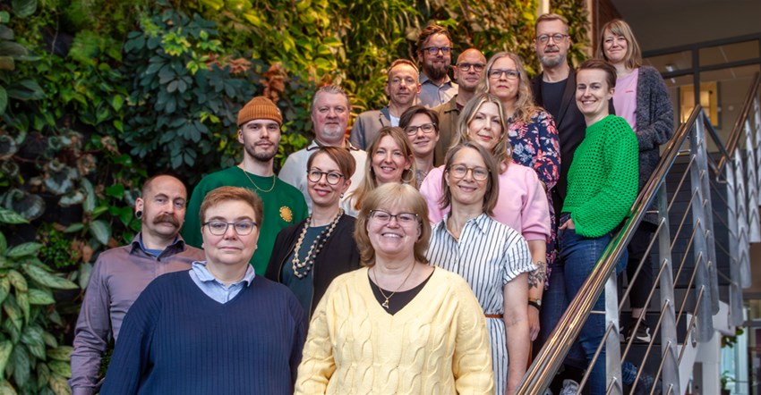 Foto på alla som jobbar inom Akademus organisation