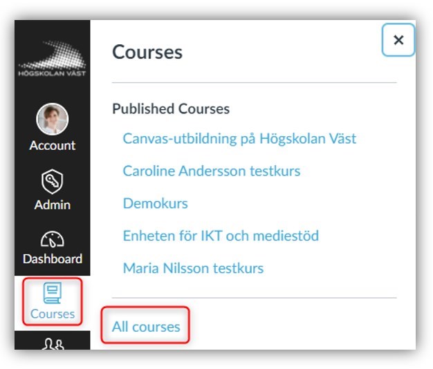 Canvas All Courses