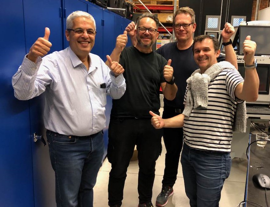 Forskarteamet inom termisk sprutning på Högskolan Väst