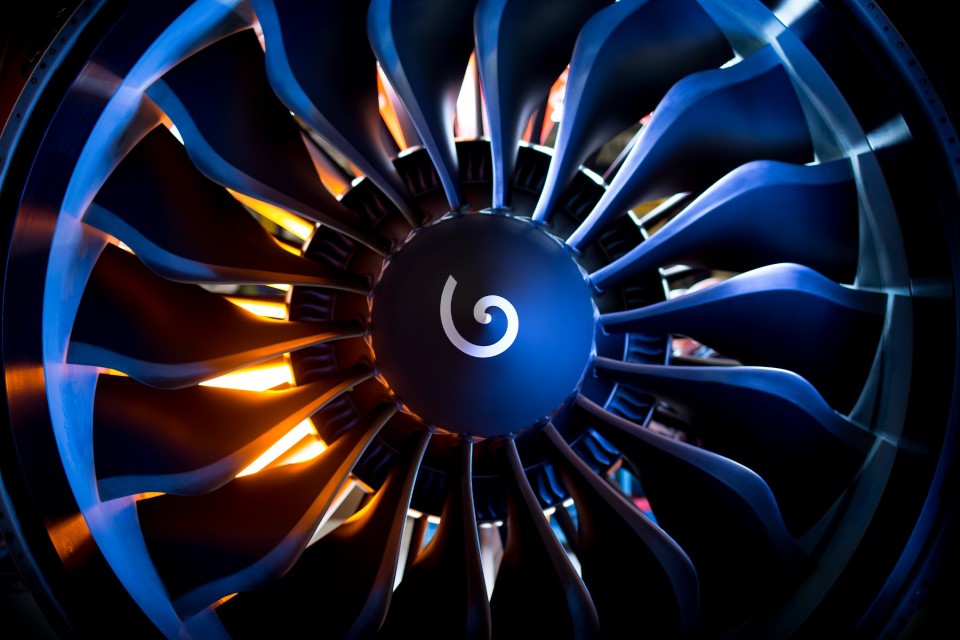Gasturbin till Airbus A320neo tillverkad av Safran