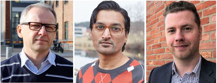 Morgan Nilsen, Arbab Rehan och Karl Fahlström