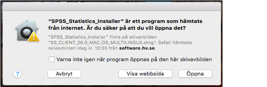 SPSS Mac picture2 click open