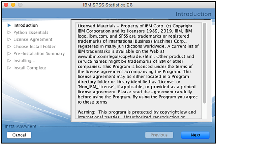 SPSS Mac picture5 click next