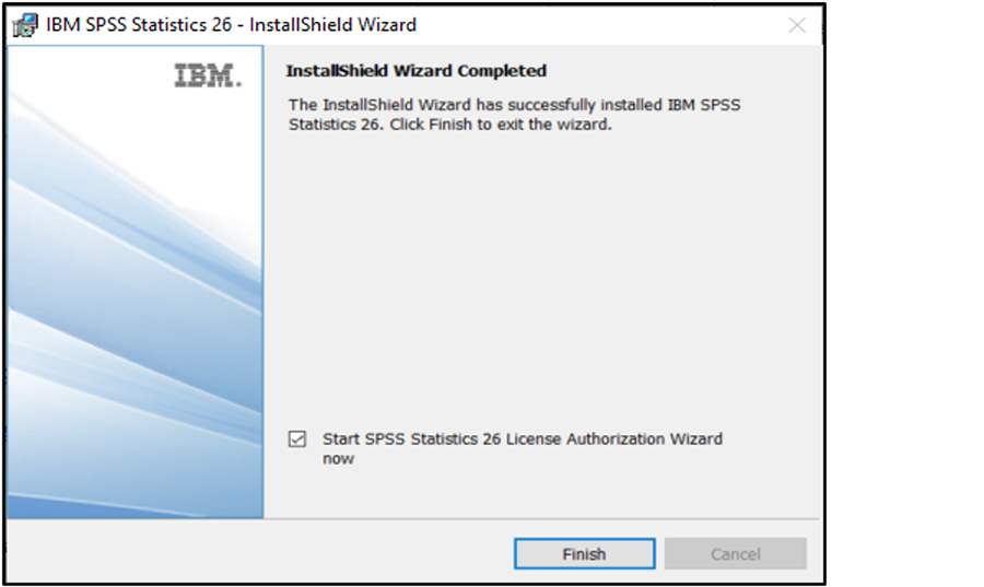 SPSS PC picture10 installing check start SPSS click finish