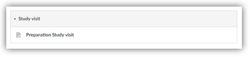 Student view where the page is not displayed